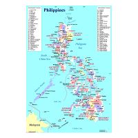 Grande Detallado Mapa De Administrativas Divisiones De Filipinas 1993