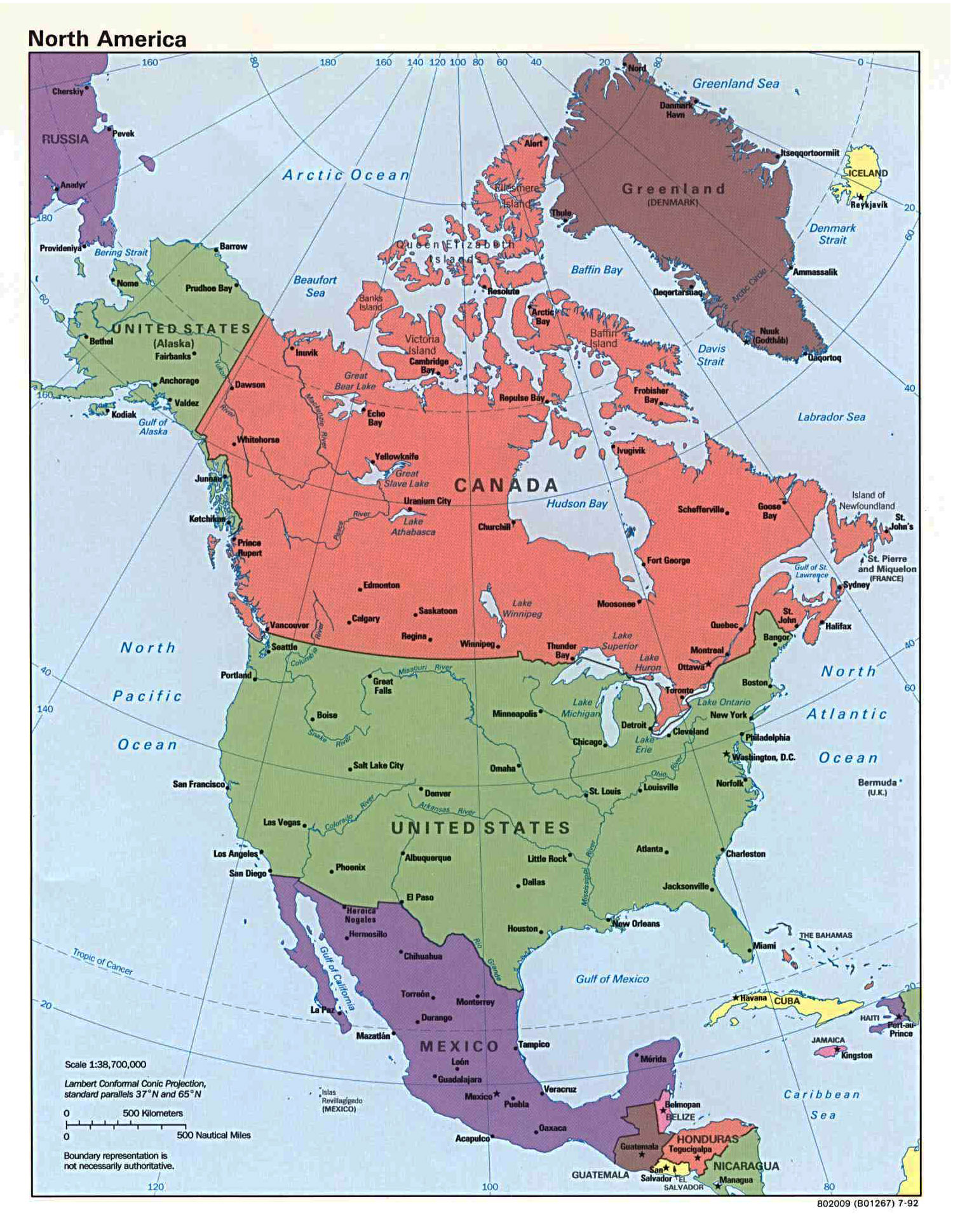 Capitales De America Del Norte Mapa Interactivo Mapa De Am Rica Del ...