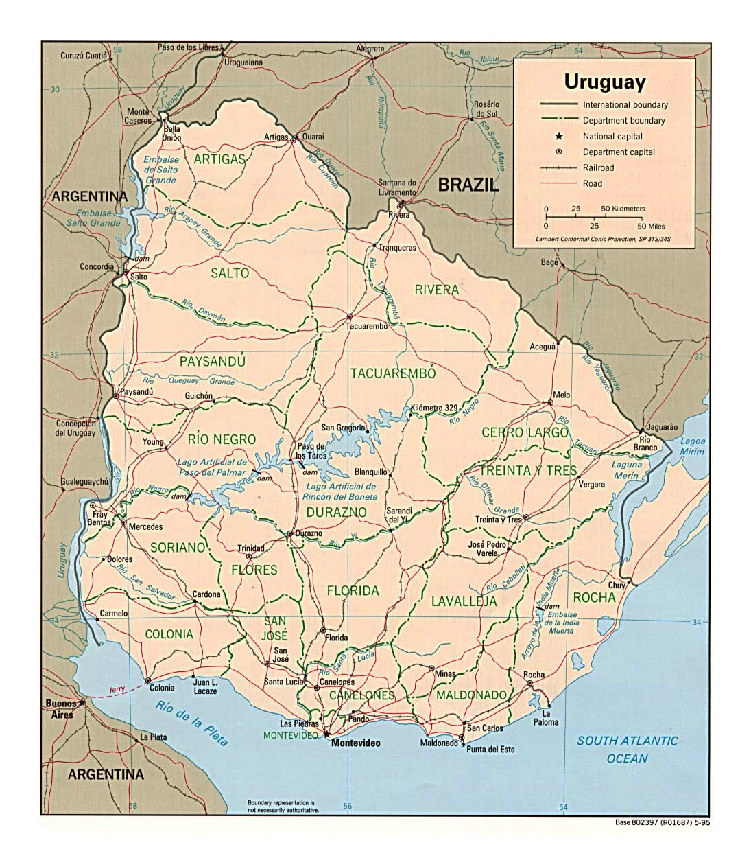 Mapas Del Mundo Mapa Politico De Uruguay Images