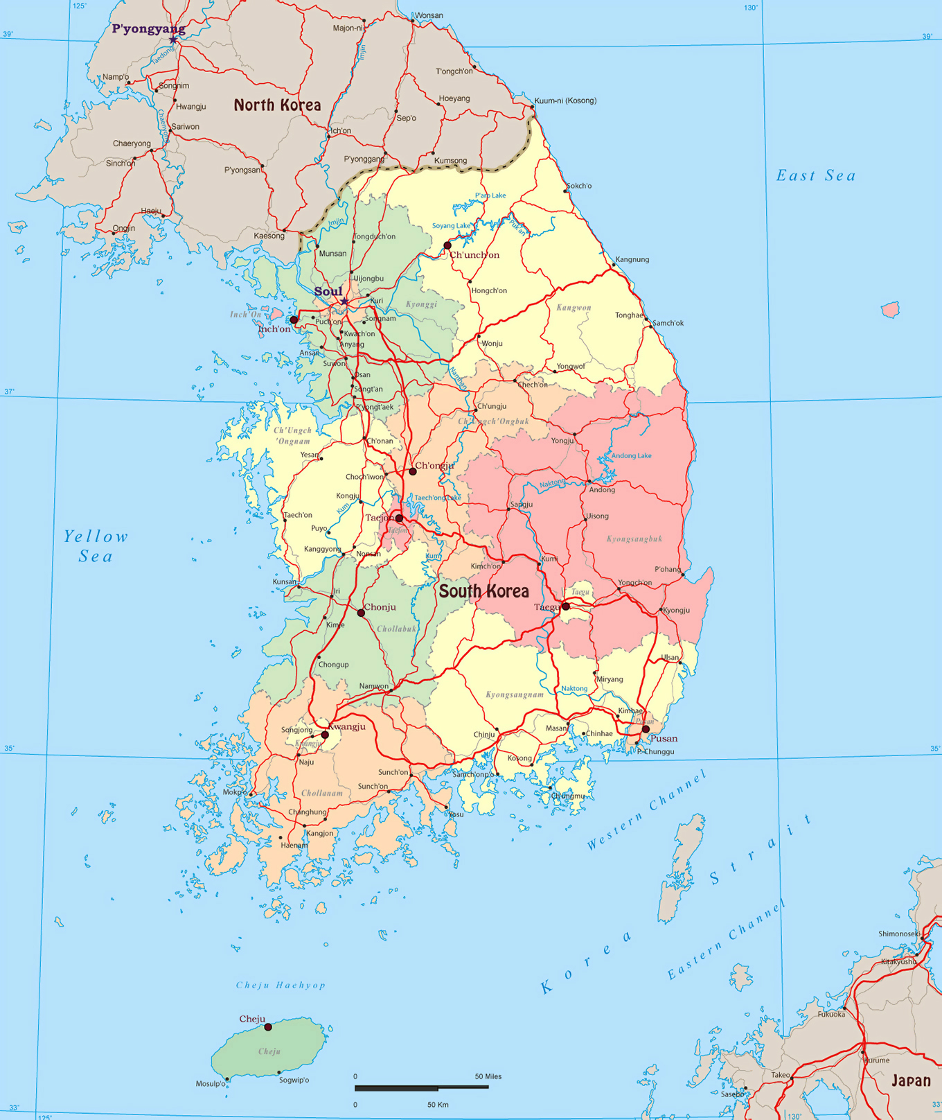 Arriba 92+ Foto Mapa Corea Del Sur Y Norte Lleno 10/2023