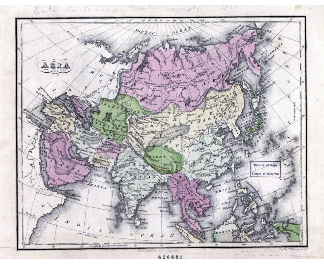 Viejos Mapas De Asia Colecci N De Mapas Antiguos De Asia De
