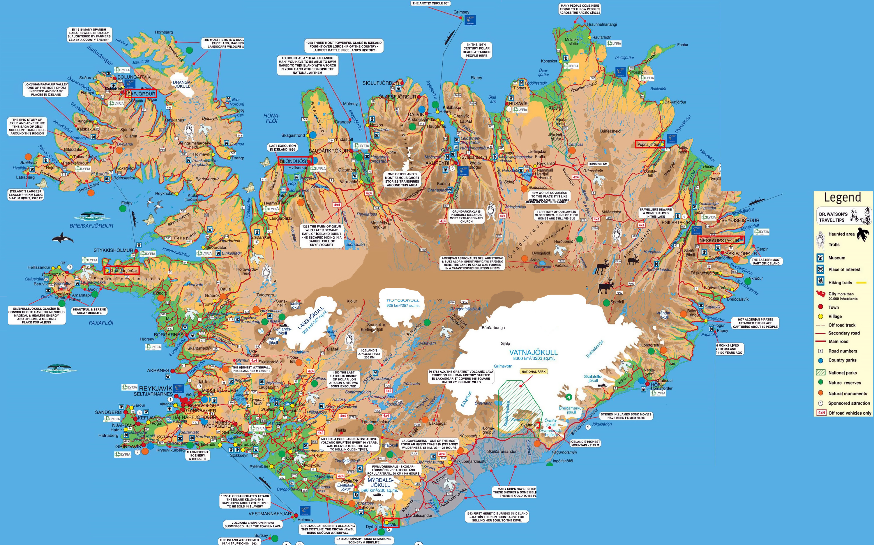 Mapa De Iceland