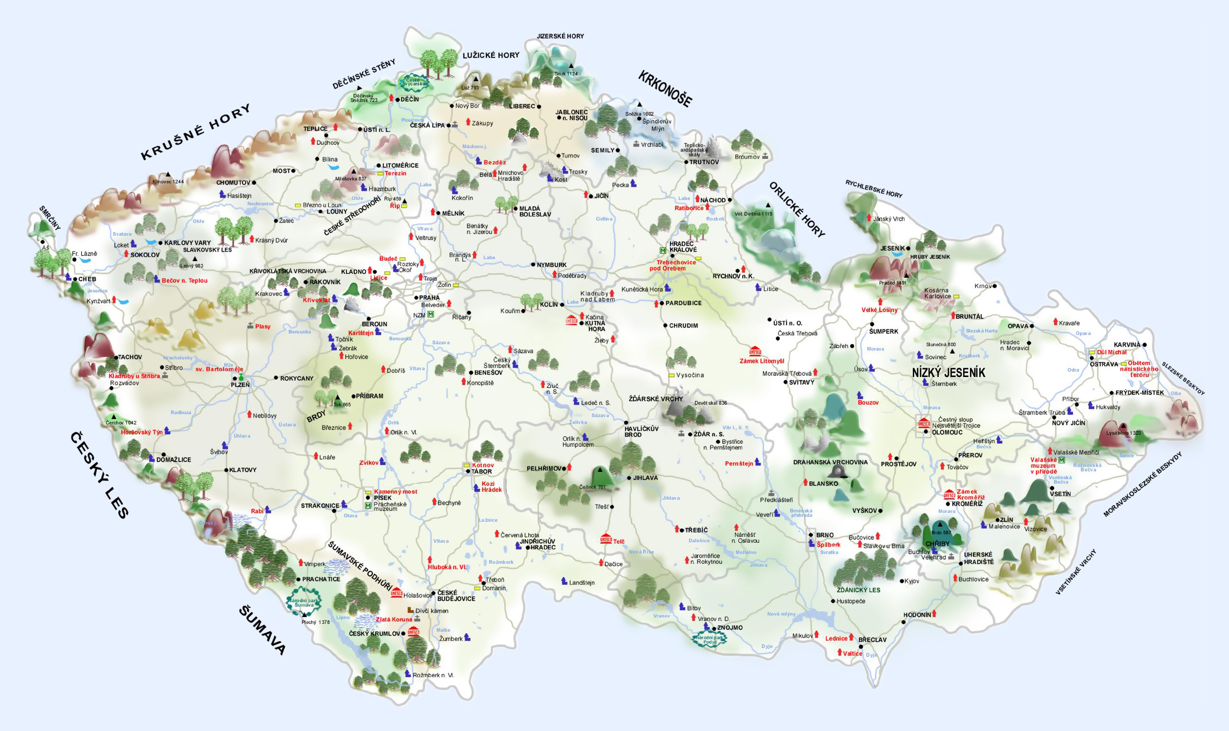 Republica Checa Mapa Europa